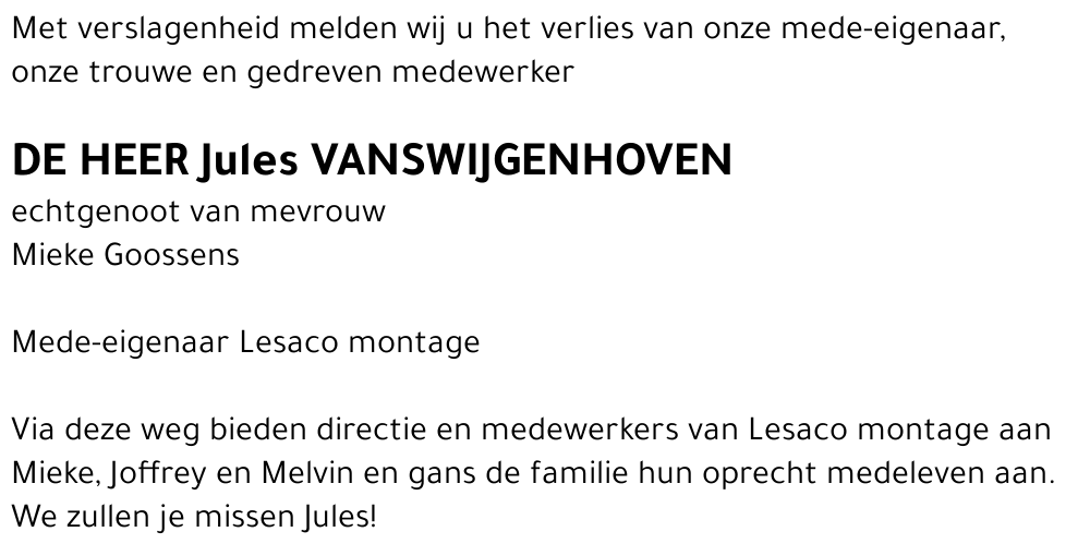 Jules Vanswijgenhoven