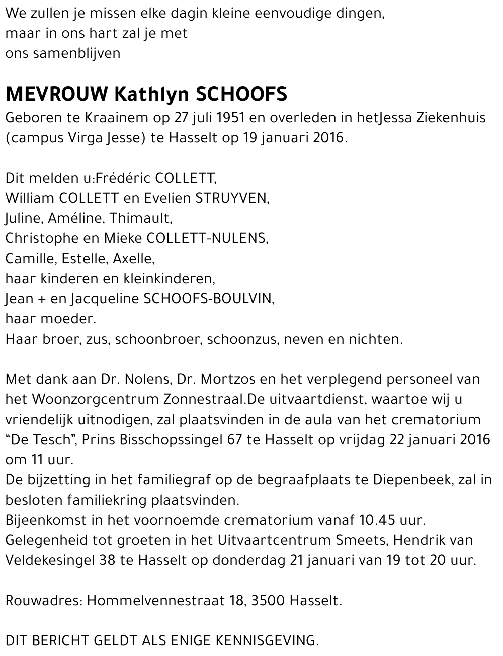 Kathlyn Schoofs