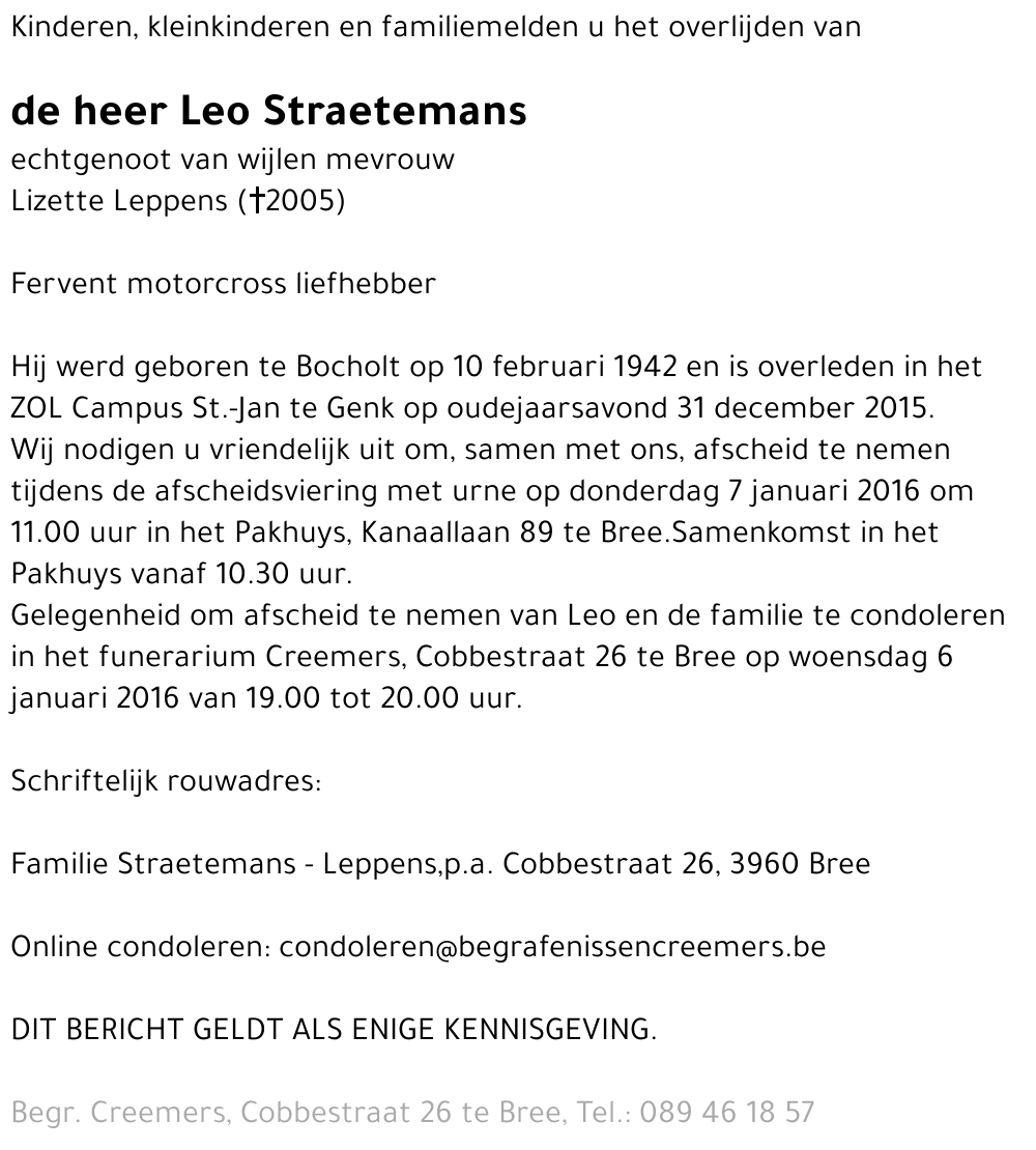 Leo Straetemans