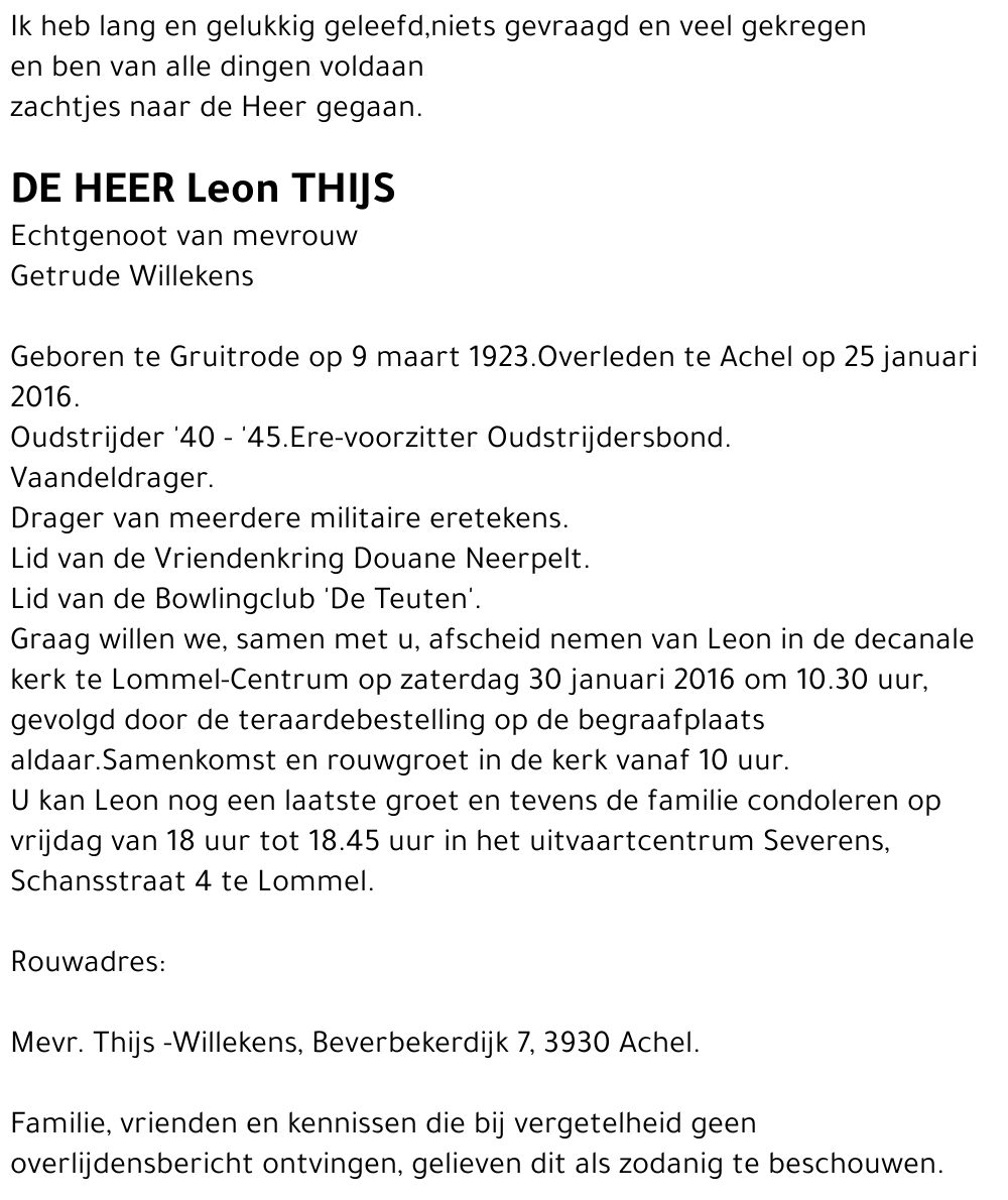 Leon Thijs