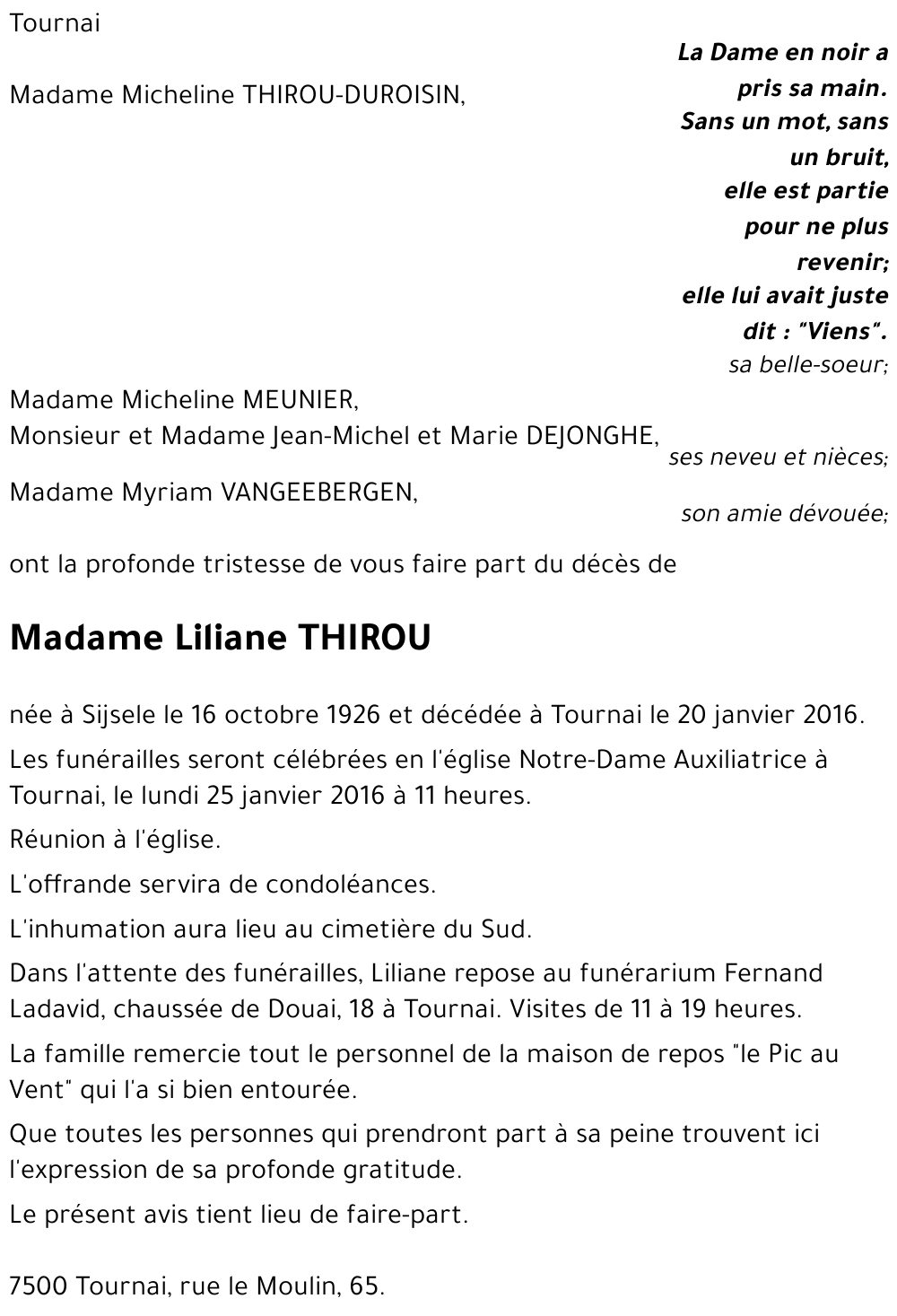 Liliane THIROU