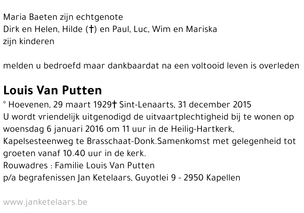 Louis Van Putten