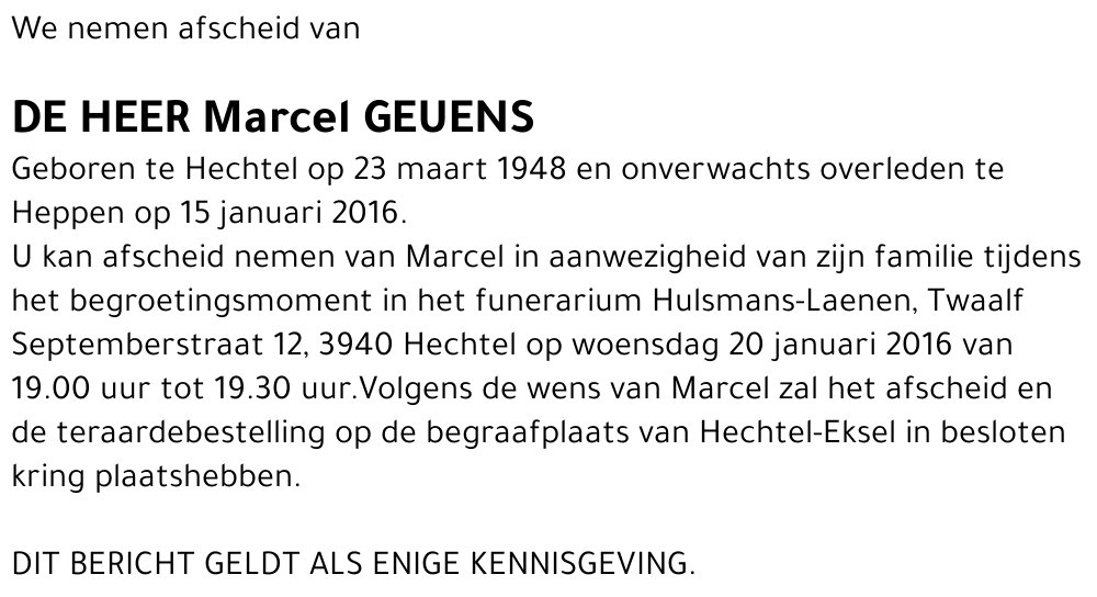 Marcel Geuens