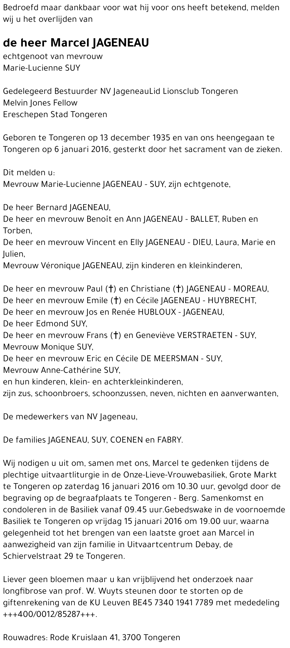 Marcel JAGENEAU