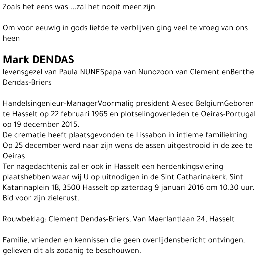 Mark Dendas