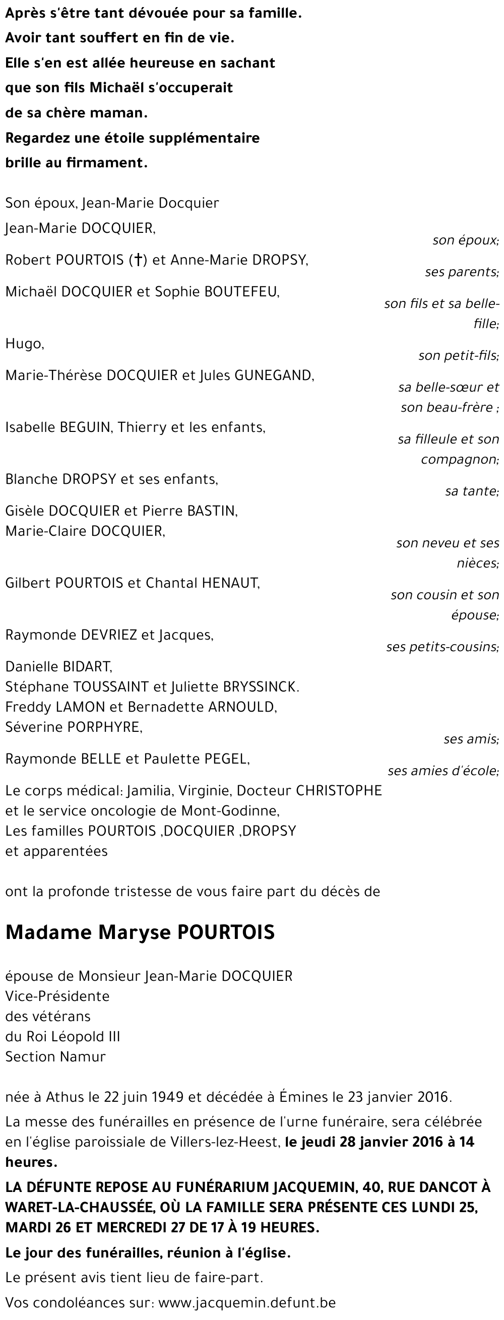 Maryse POURTOIS