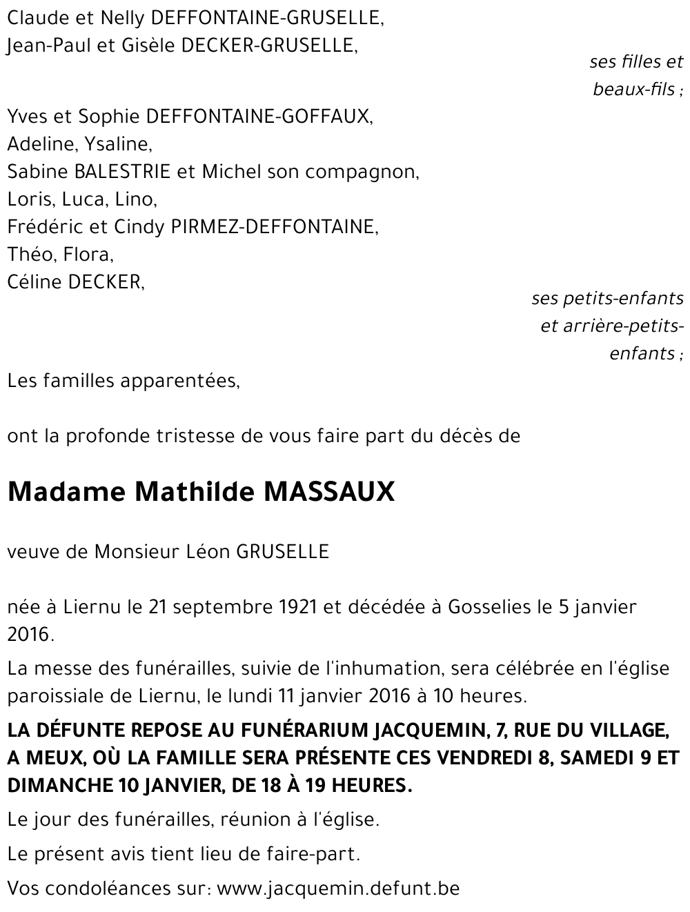 Mathilde MASSAUX