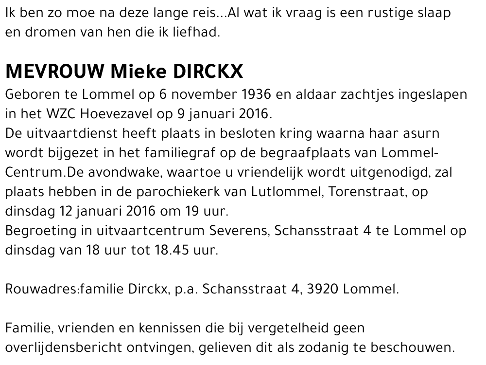 Mieke Dirckx