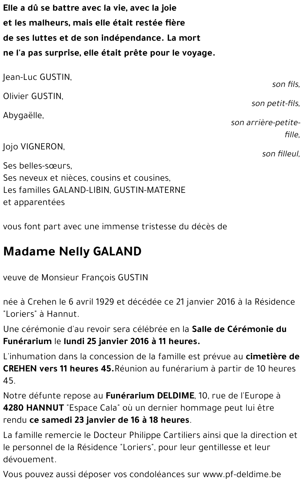 Nelly GALAND