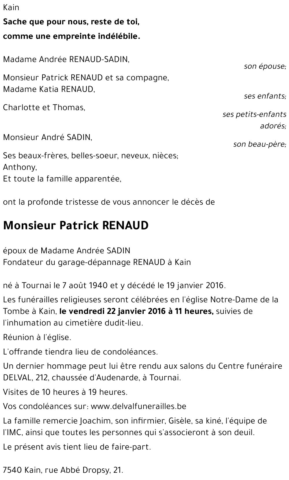 Patrick RENAUD