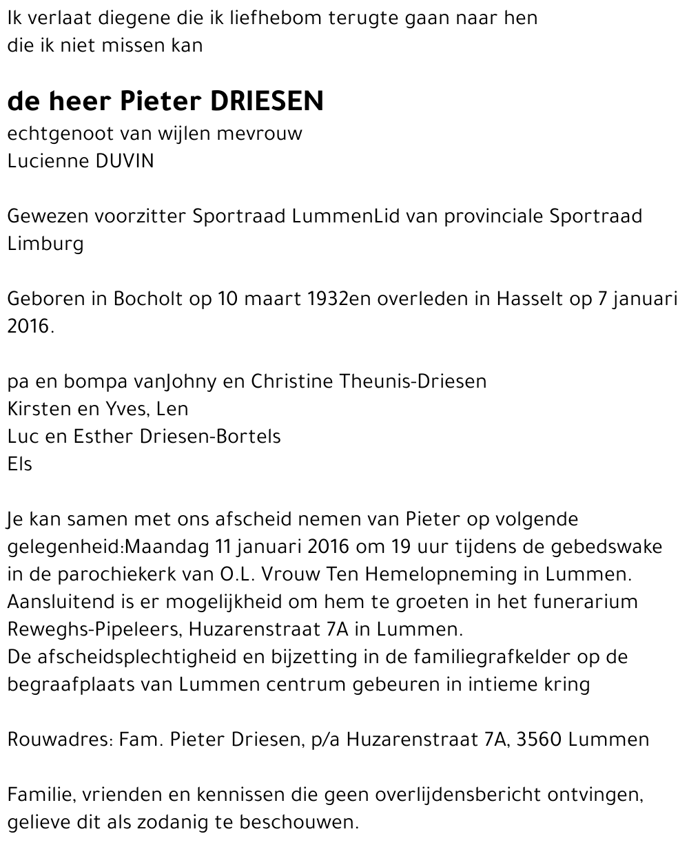 Pieter Driesen