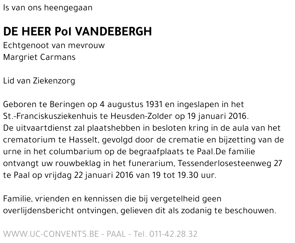 Pol Vandebergh