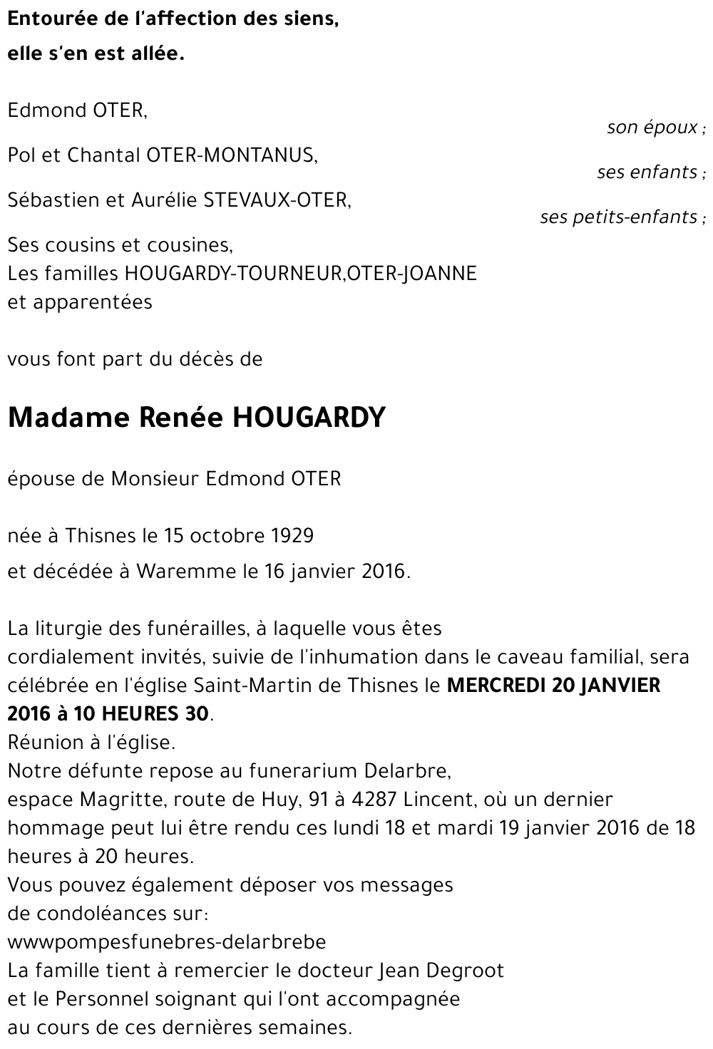 Renée HOUGARDY
