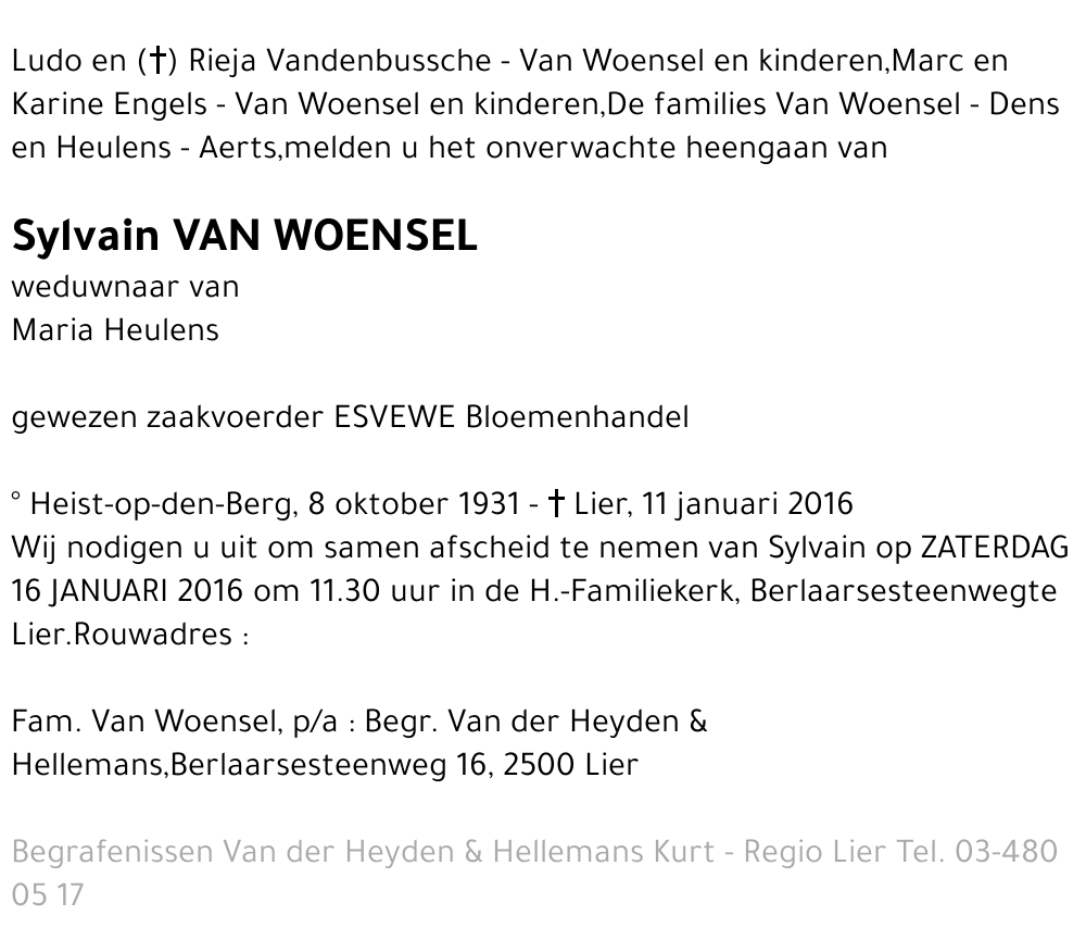 Sylvain Van Woensel