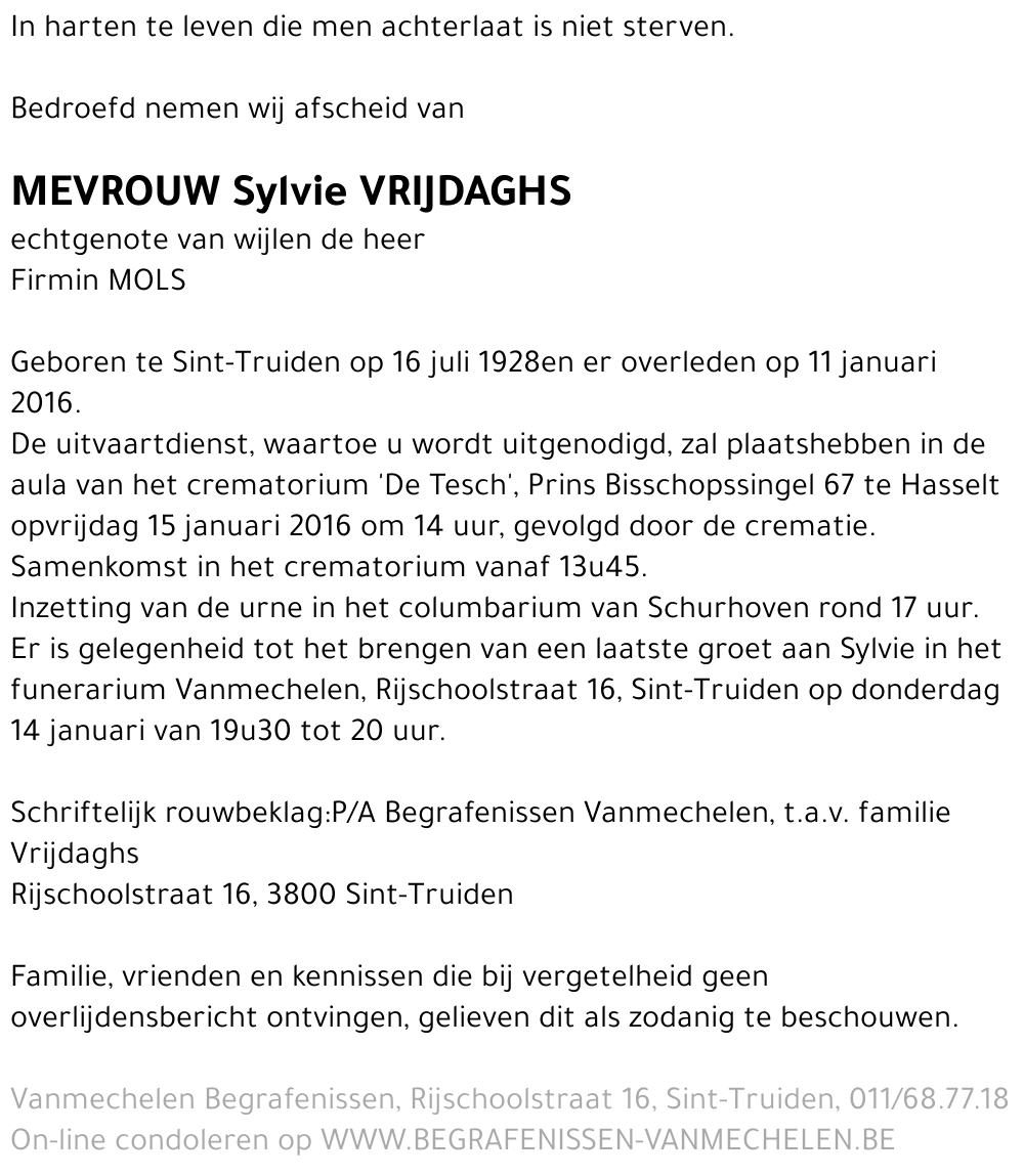 Sylvie VRIJDAGHS