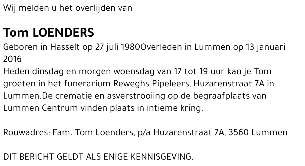 Tom Loenders