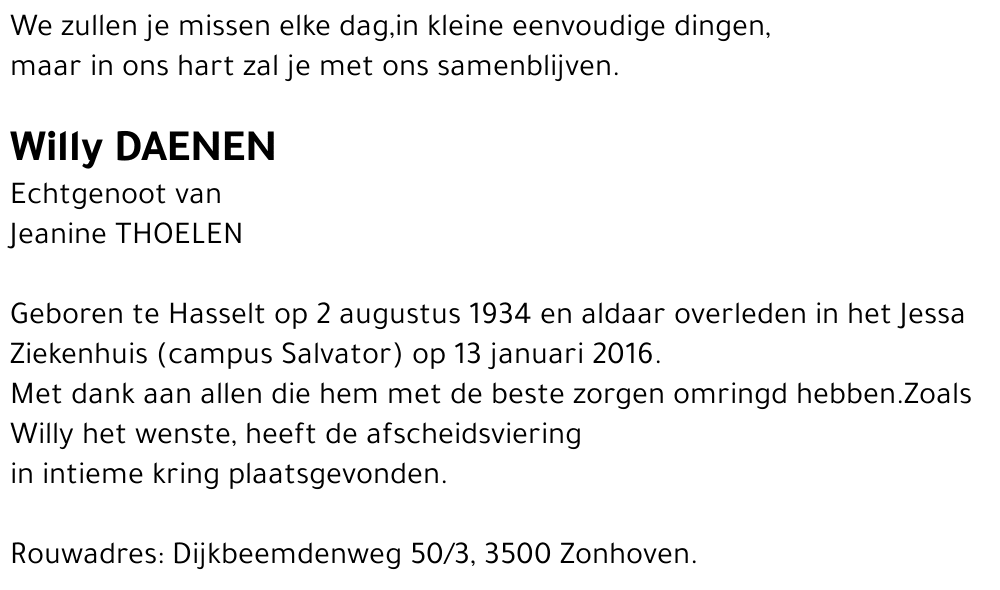 Willy Daenen