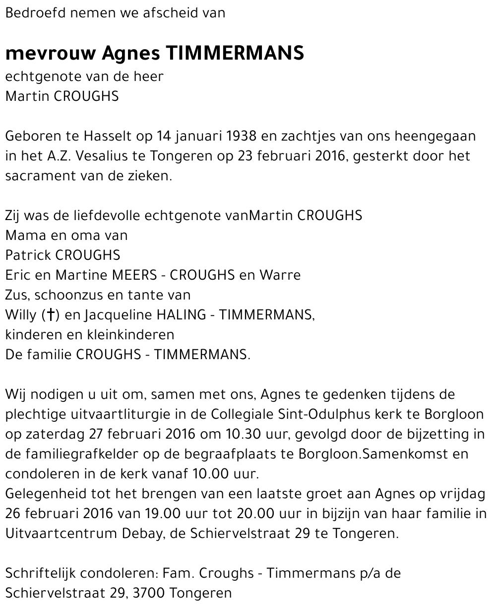 Agnes TIMMERMANS