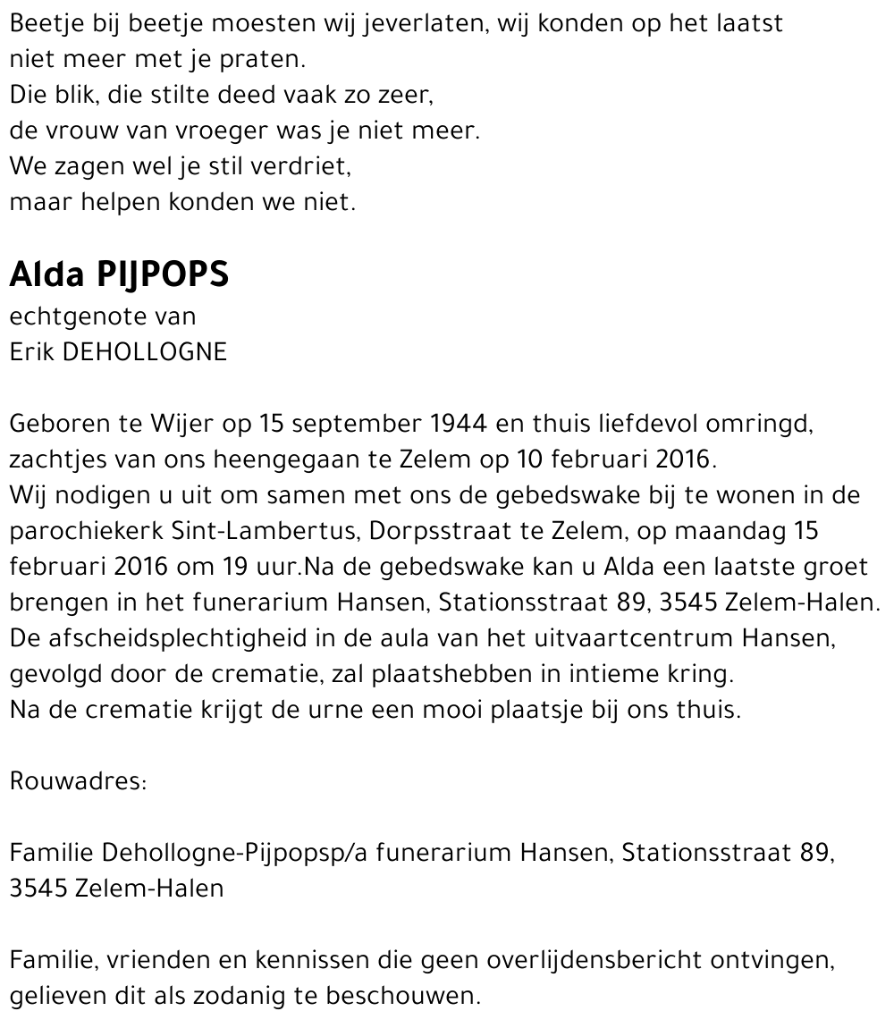 Alda PIJPOPS