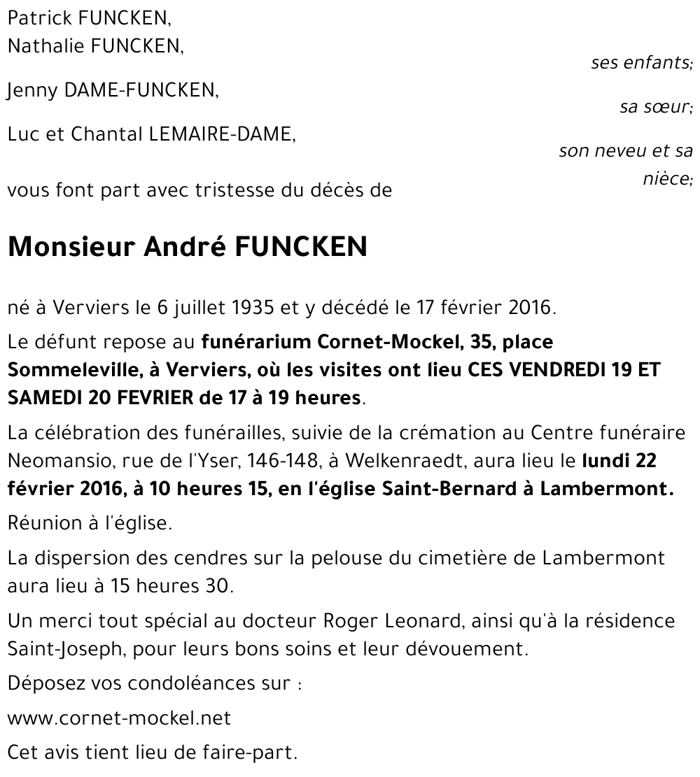 André FUNCKEN