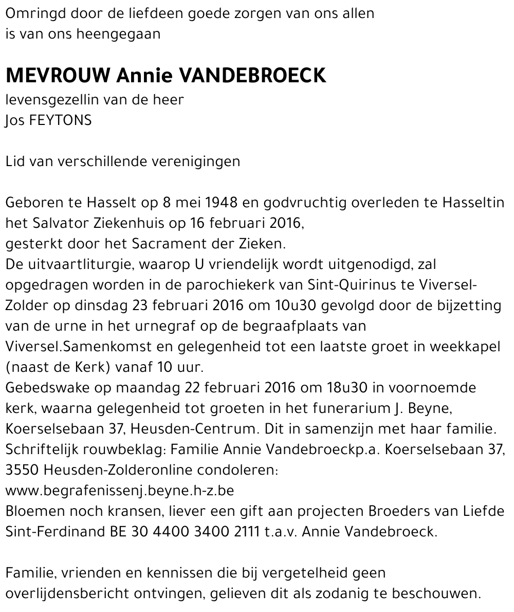 Annie Vandebroeck