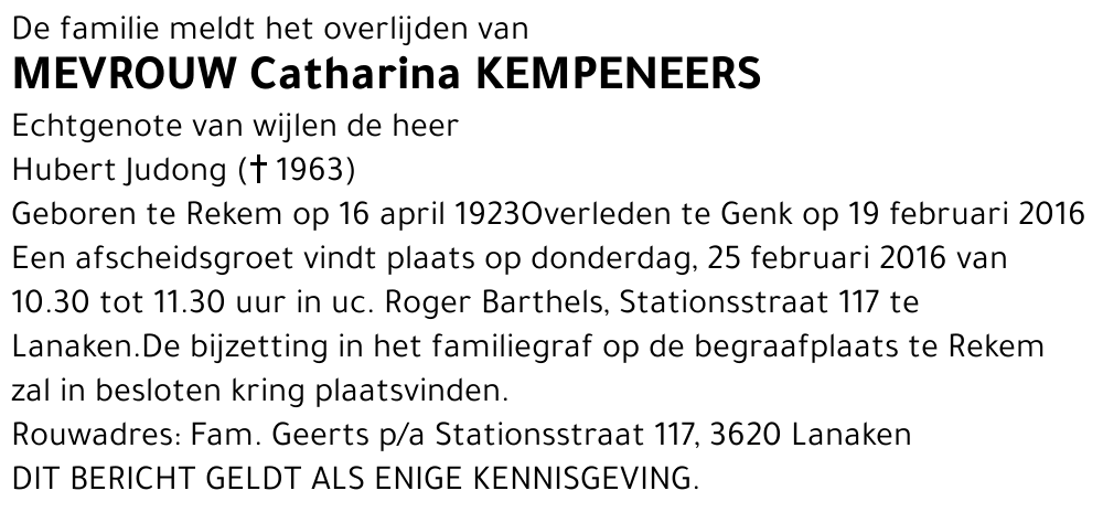 Catharina Kempeneers
