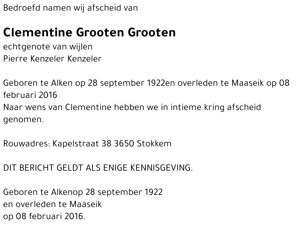 Clementine Grooten