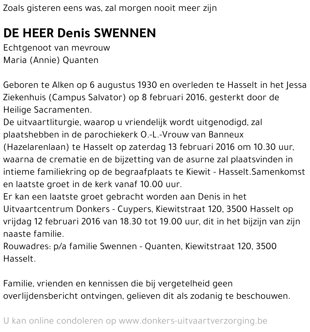 Denis Swennen
