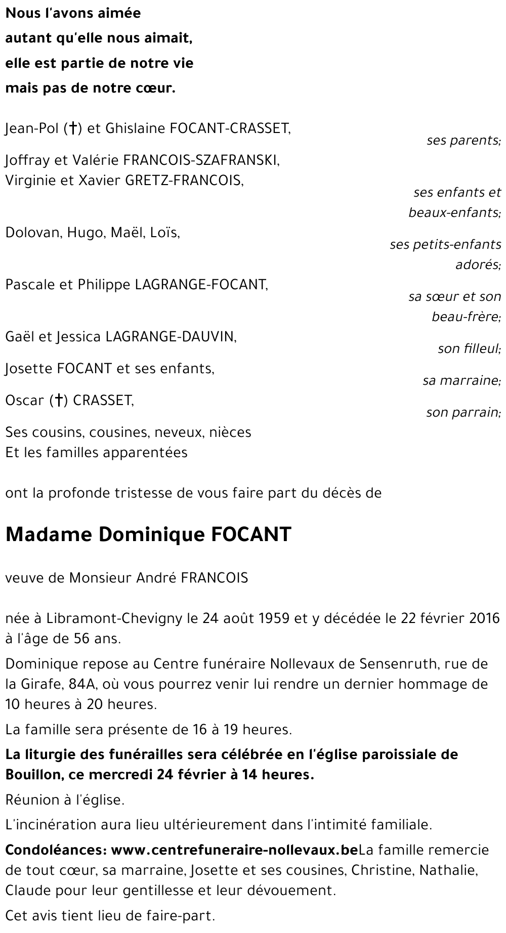 Dominique FOCANT