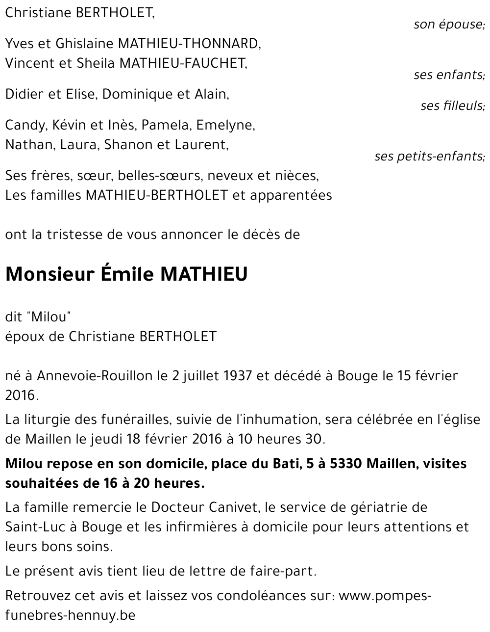 Émile MATHIEU