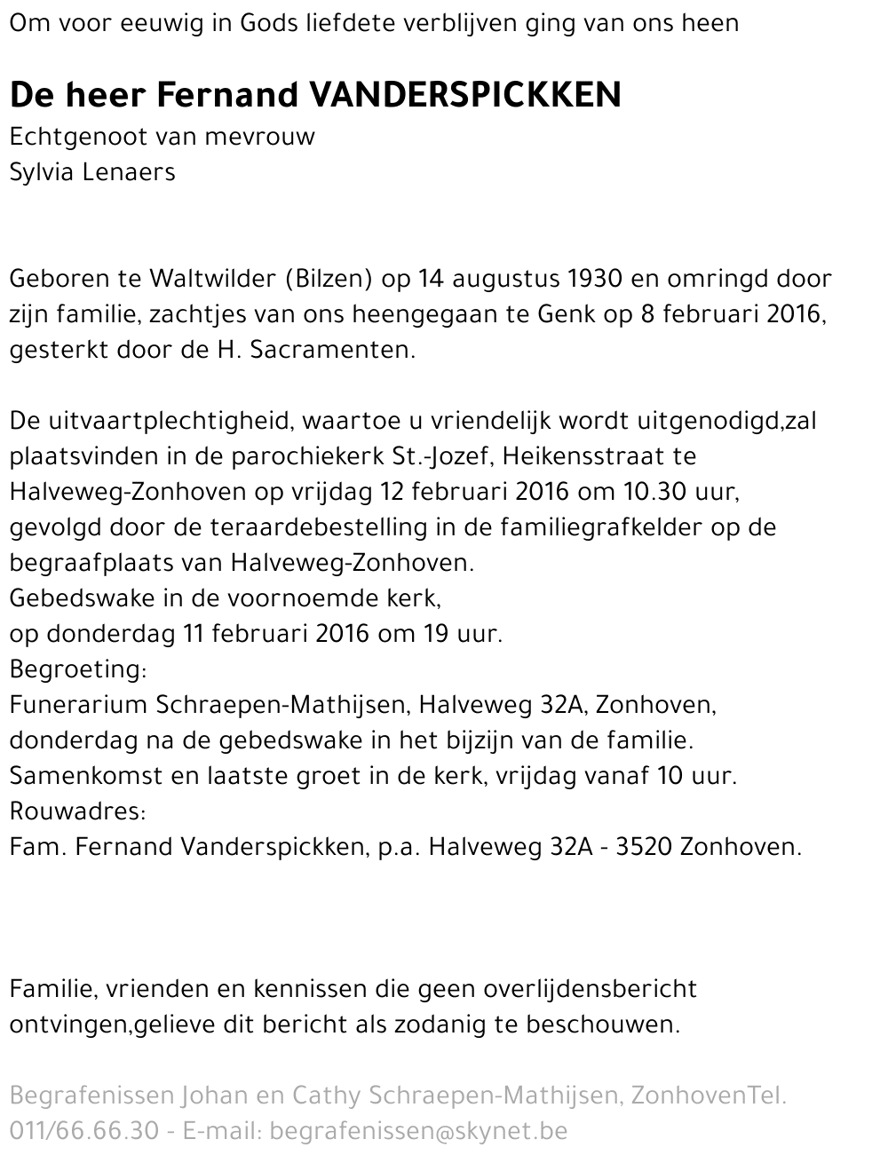 Fernand Vanderspickken