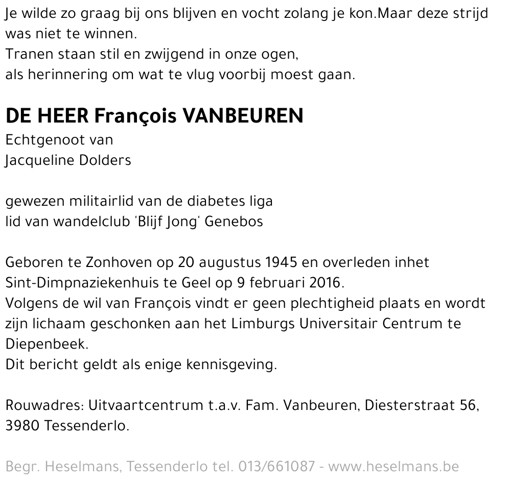 François Vanbeuren