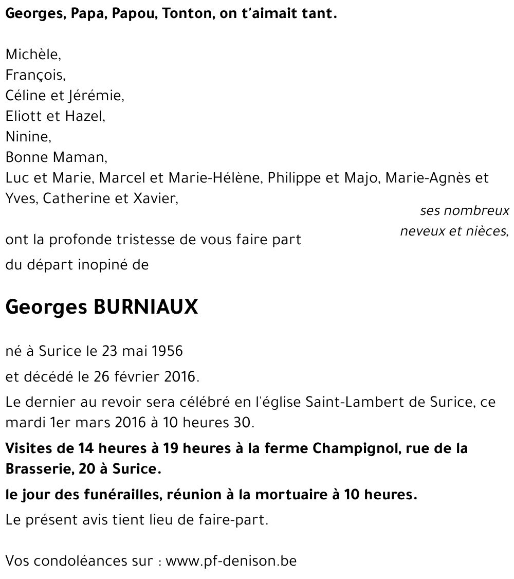 Georges BURNIAUX