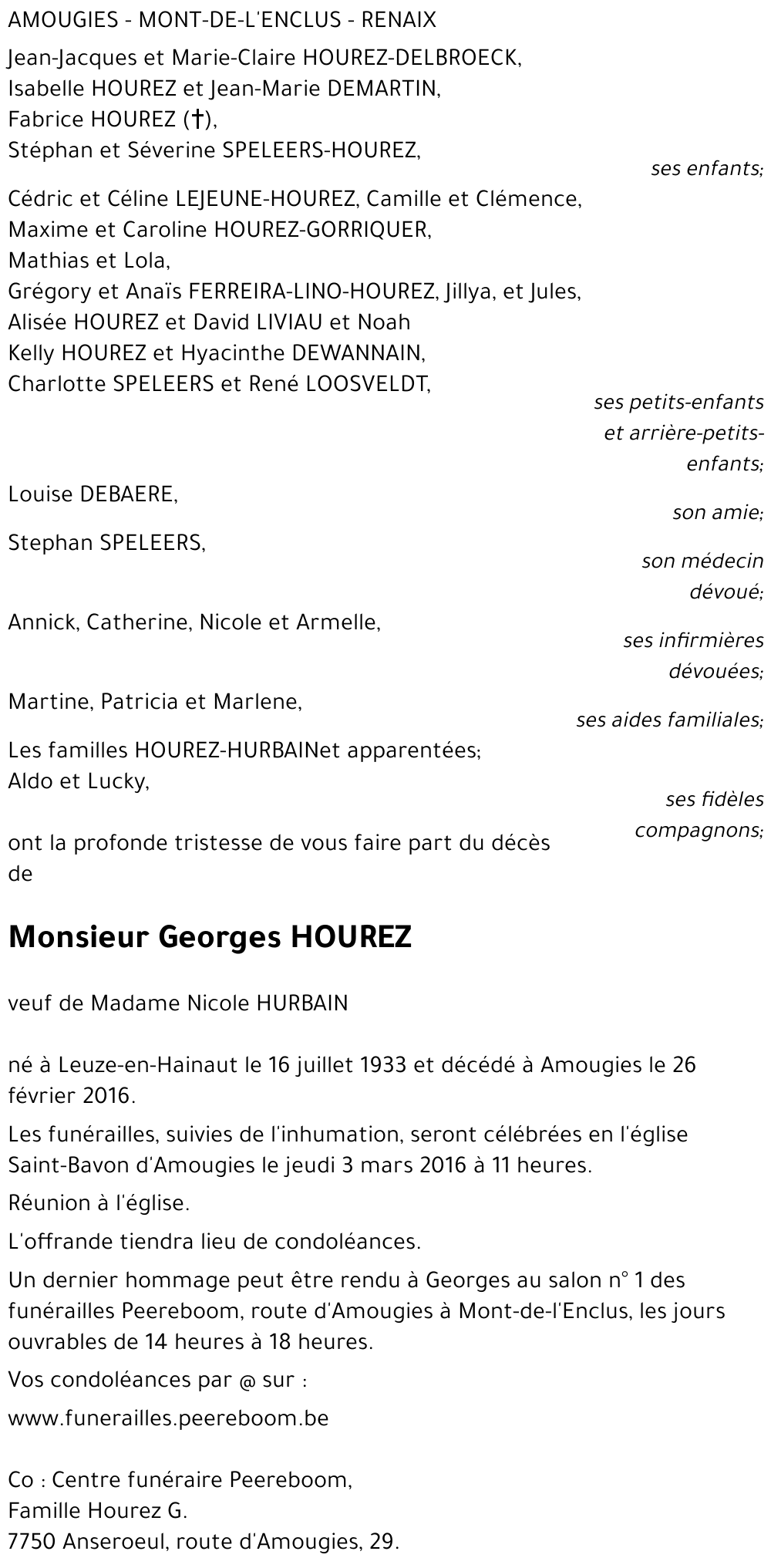 Georges HOUREZ
