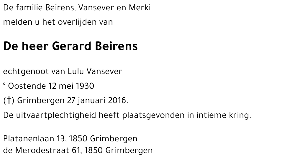 Gerard Beirens
