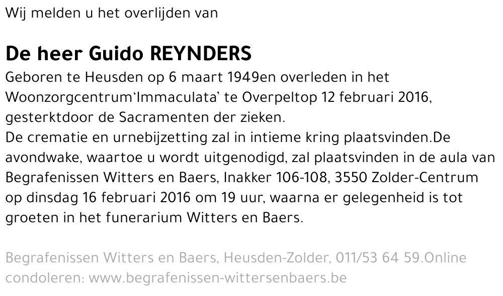 Guido Reynders