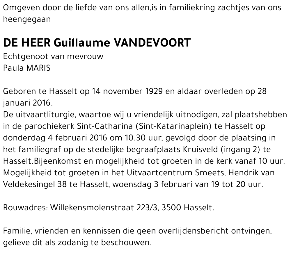 Guillaume Vandevoort