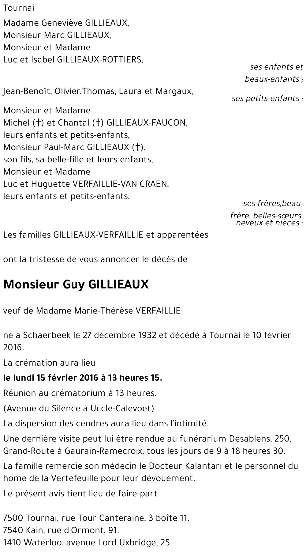 Guy GILLIEAUX