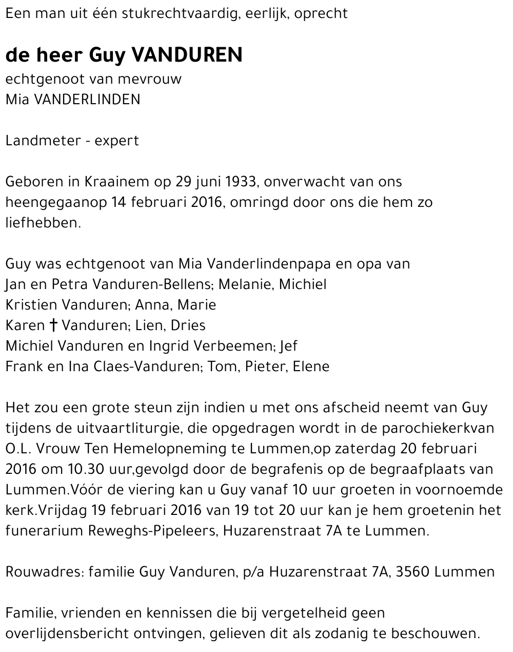 Guy Vanduren