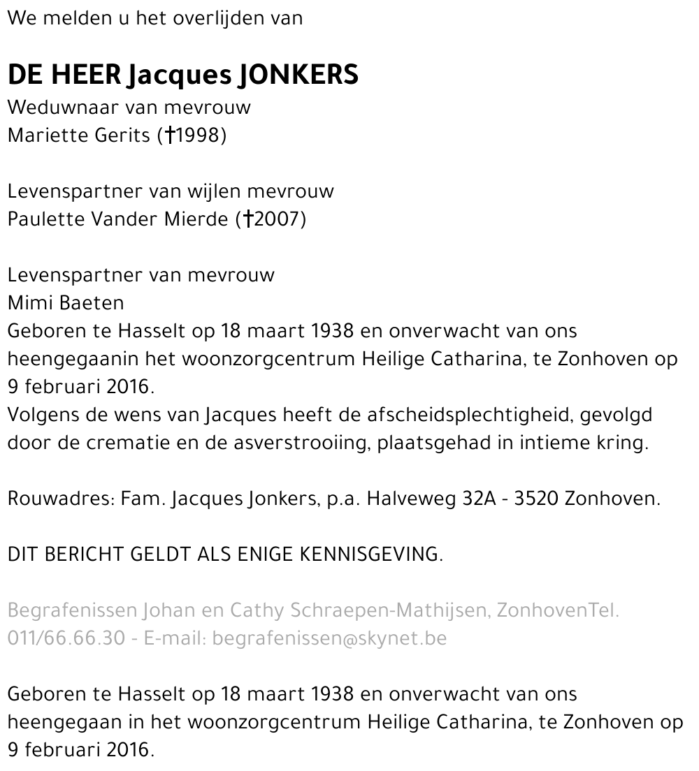 Jacques Jonkers