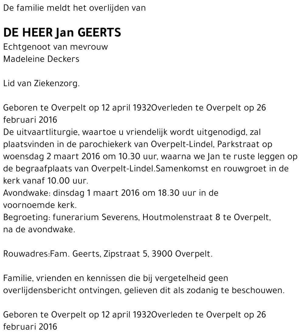 Jan Geerts