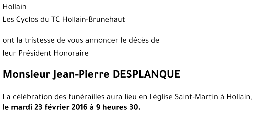 Jean-Pierre DESPLANQUE