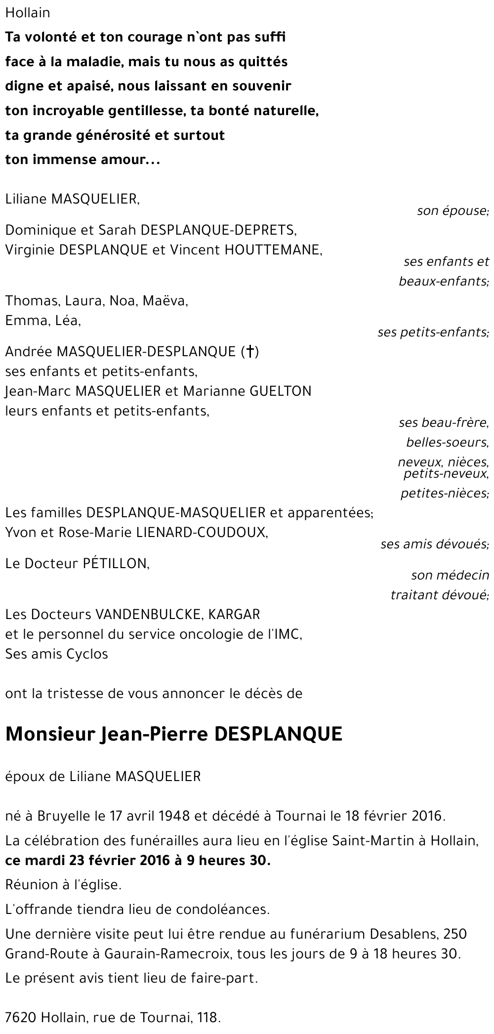 Jean-Pierre DESPLANQUE