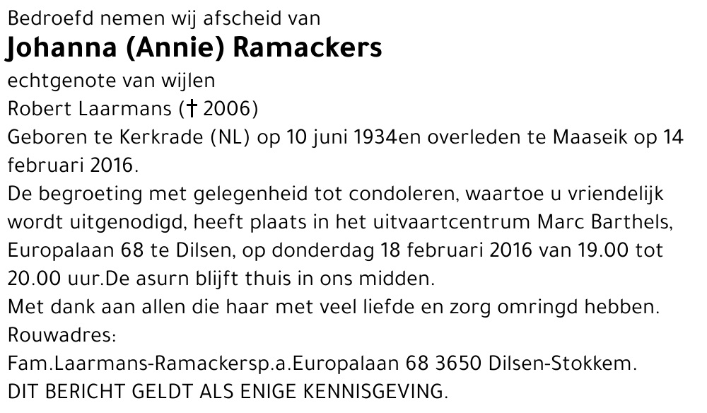 Johanna Ramackers