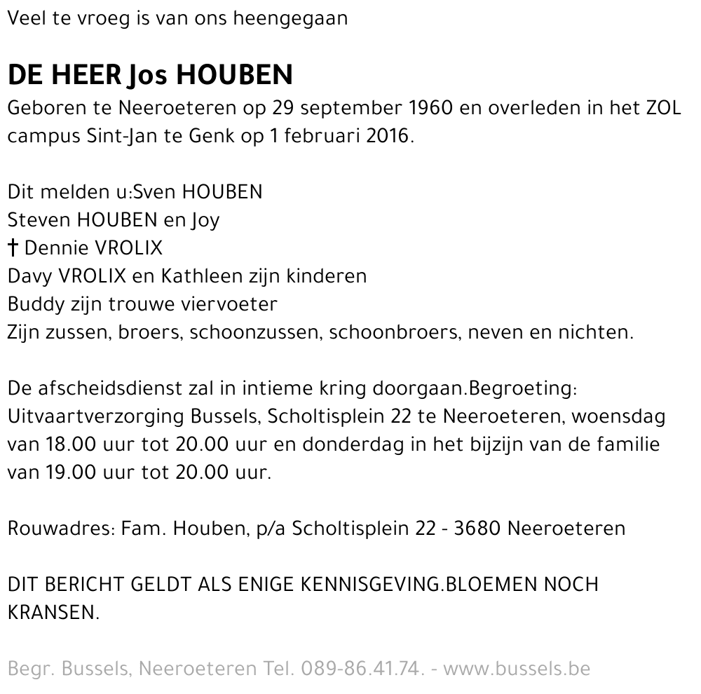Jos HOUBEN