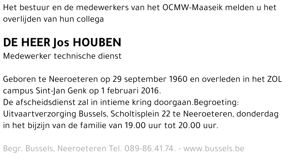 Jos HOUBEN