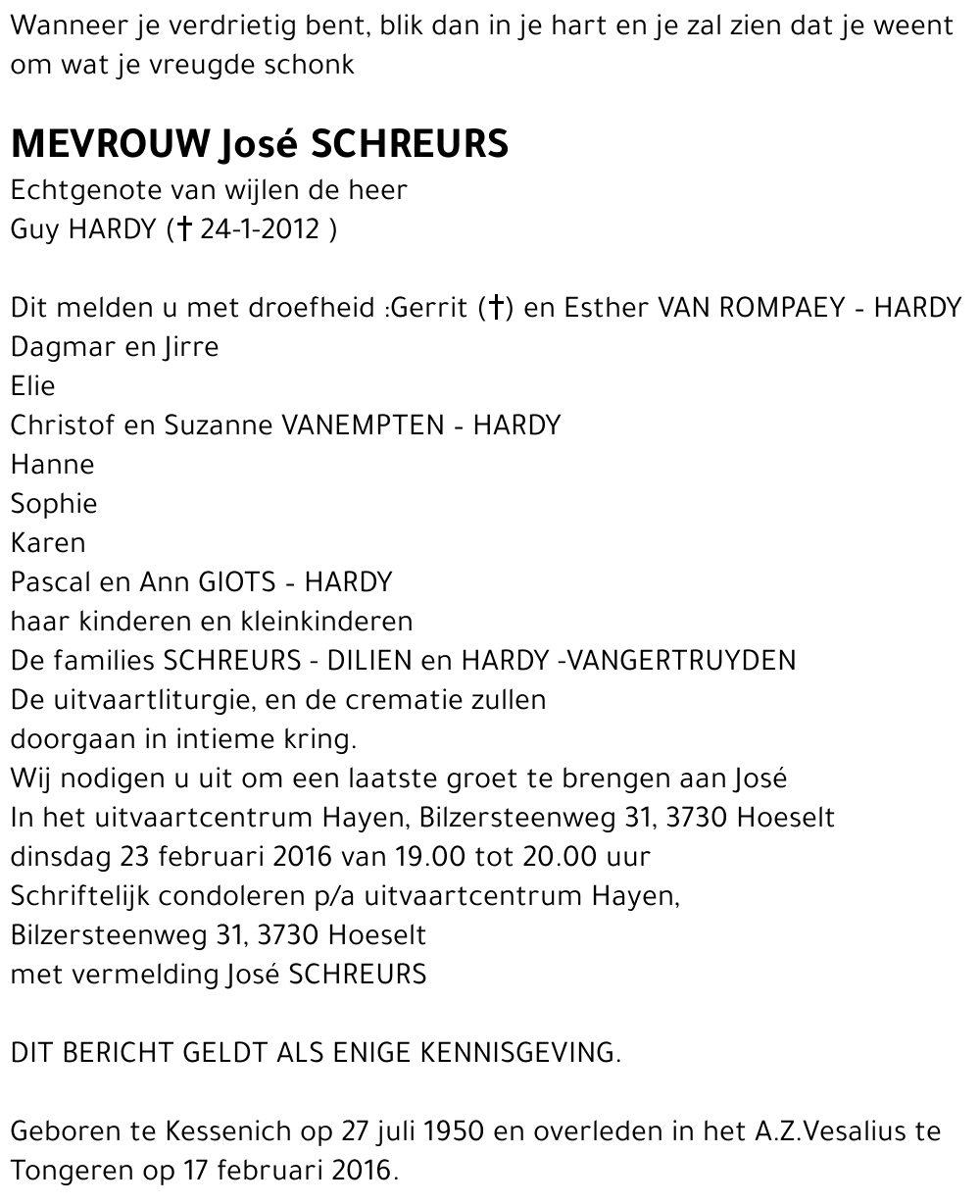 José SCHREURS