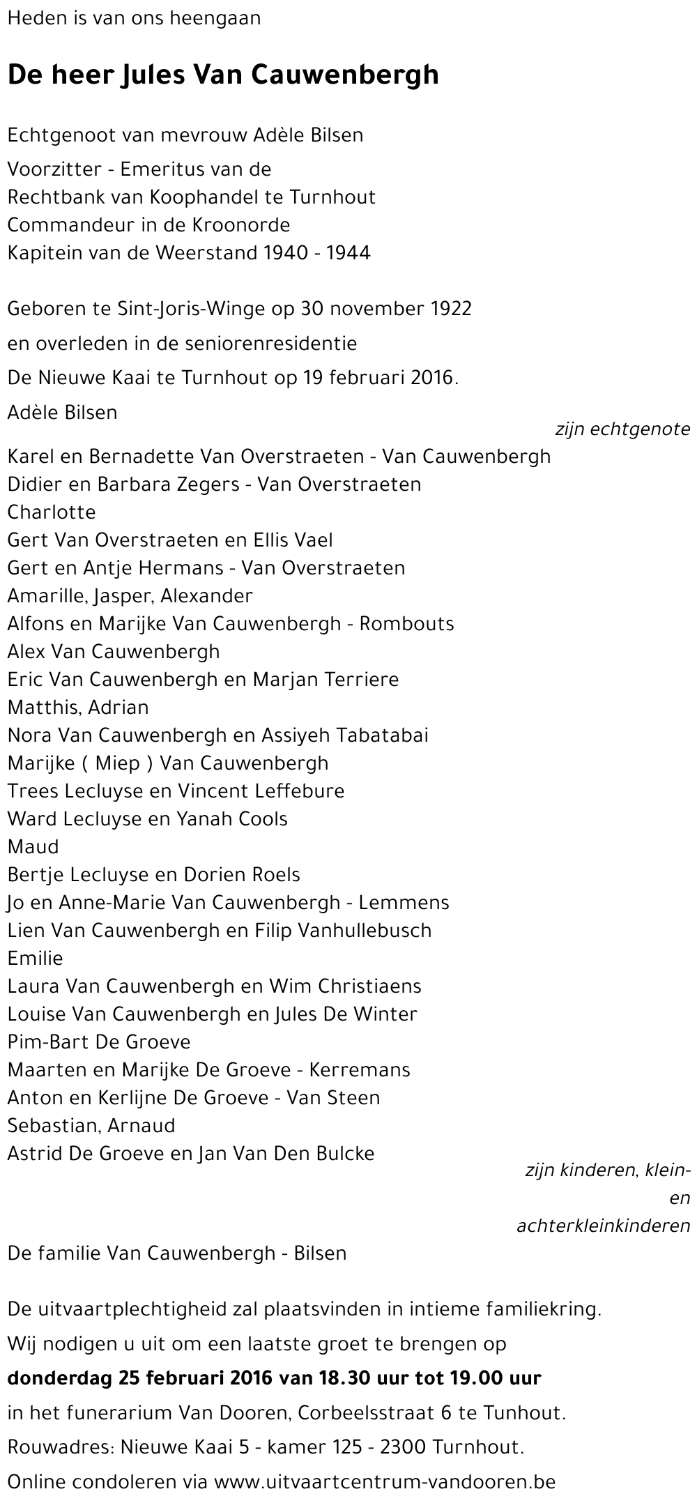 Jules Van Cauwenbergh