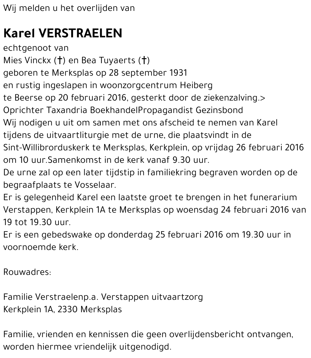 Karel Verstraelen