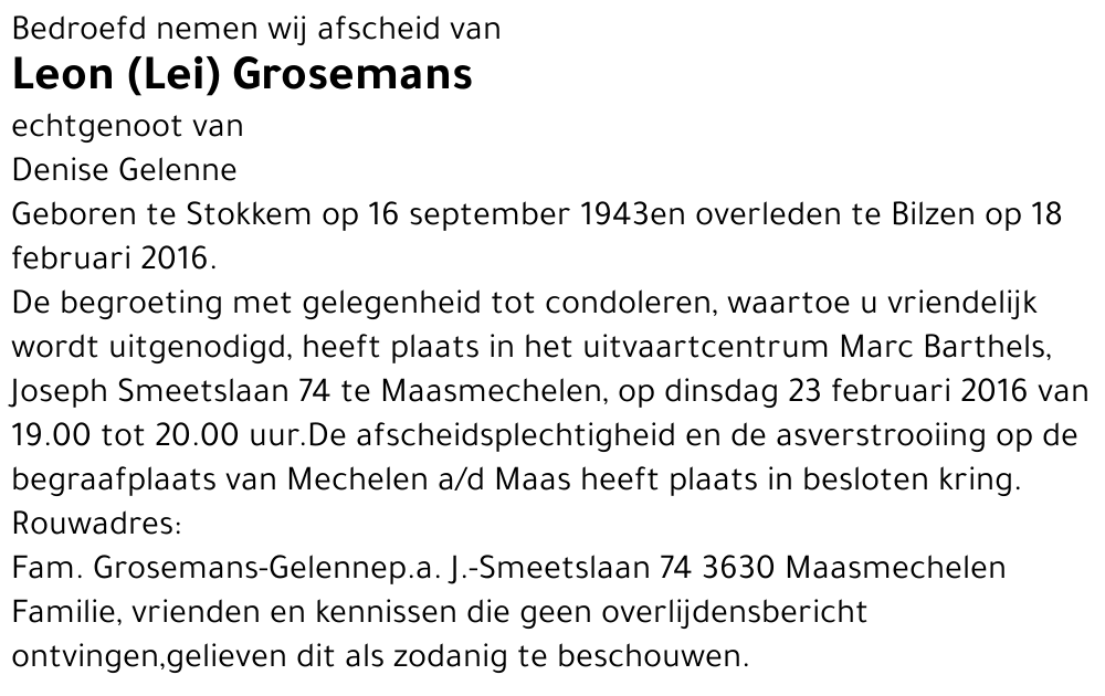 Leon Grosemans